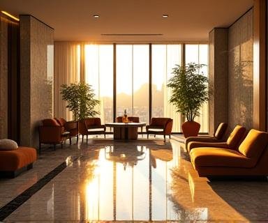 Luxury venue for financial networking